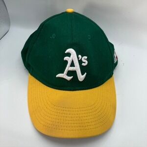 MLB Oakland Athletics A's Baseball Cap Hat Green Yellow OSFM‎ OC Sports
